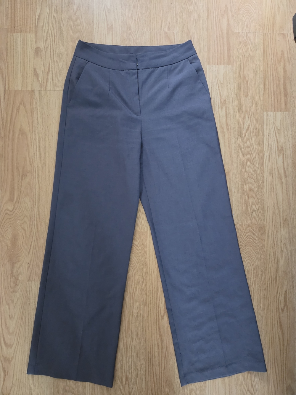 Dynamite Wide-Leg Pants in Slate Blue